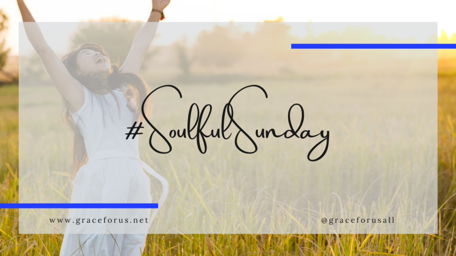 Today's Devotional for #SoulfulSunday GraceforUs.net